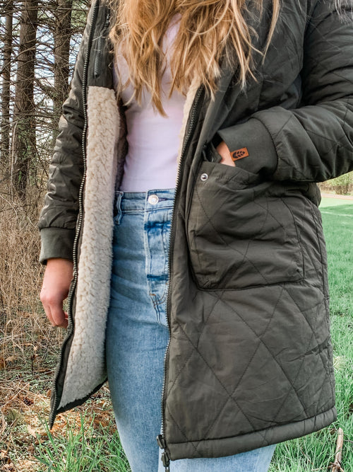 Sherpa Lined Coat