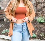 Snake Lined Jean Jacket