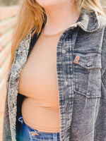 Snake Lined Jean Jacket