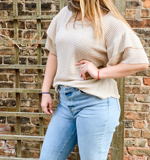 Ruffle Knit Shirt