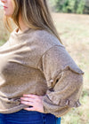 Ruffle Sleeve Sweater
