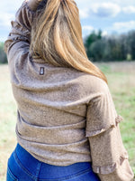 Ruffle Sleeve Sweater